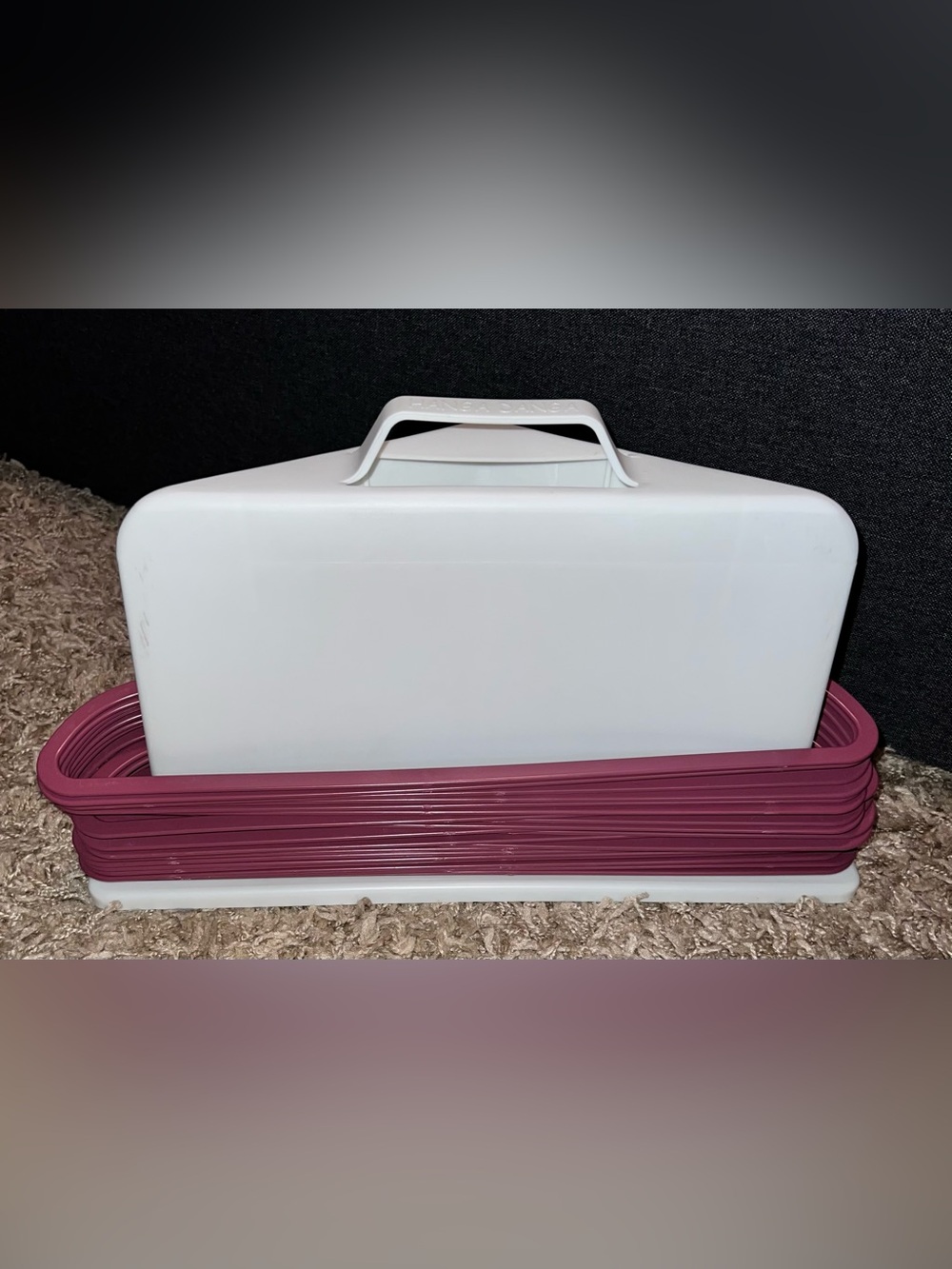 60 Slim Plastic (Non-Velvet) Clothes Hangers - Approx. 17.7" inch wide - Picture 6 of 12